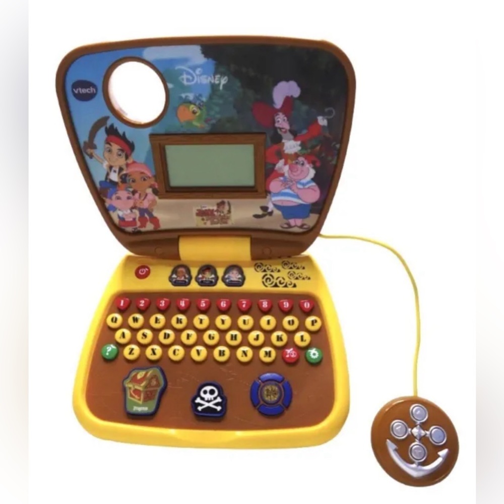 VTech Disney Jake And The Never Land Pirates Laptop Computer Learning Toy